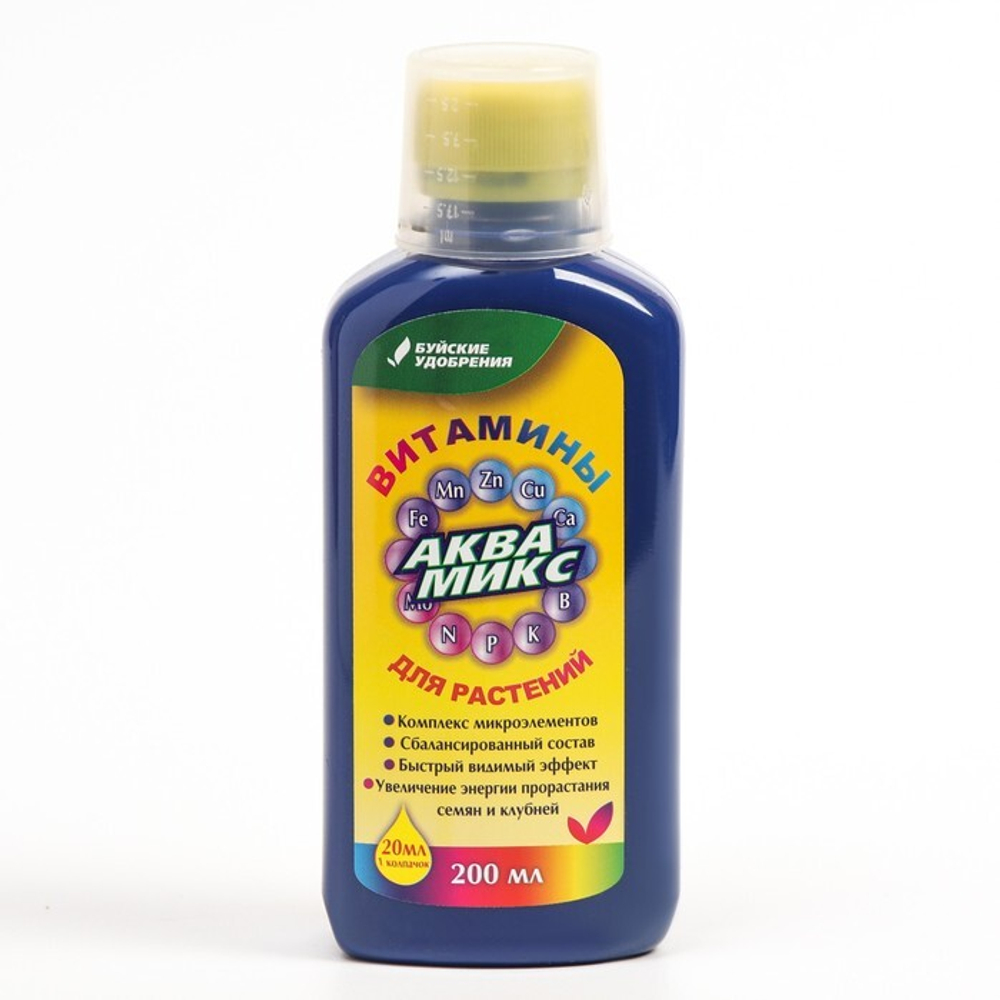 Смесь хелатов АКВАМИКС водный раствор 0,2л