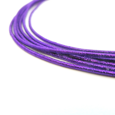 Канитель мягкая, фигурная, KAN/MM, 1,5 мм, металлик, фиолетовый микс