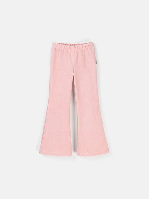 Брюки клеш из велюра 