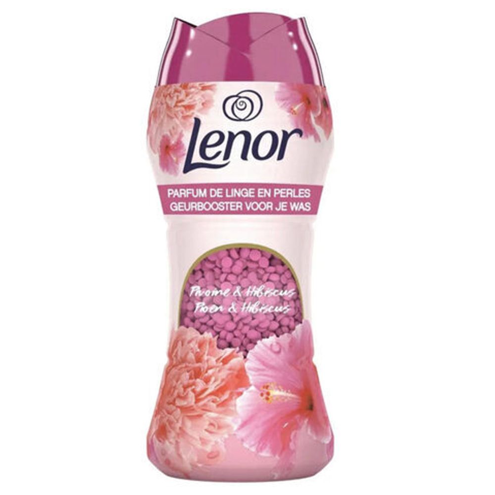 Кондиционер для белья в гранулах 210 г, LENOR "Pivoine & Hibiscus", пион и гибискус