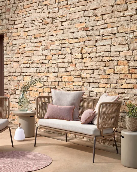 Диван Nadin бежевый