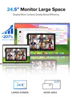 24.5" Портативный сенсорный игровой монитор UPERFECT Umax25 Tocuh 2560x1440, 165 Гц, IPS