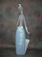 Статуэтка. Фарфор. Леди с собакой. Lladro. Испания