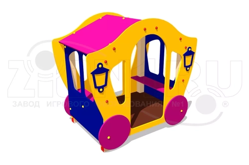 Детский игровой домик «Карета 3»