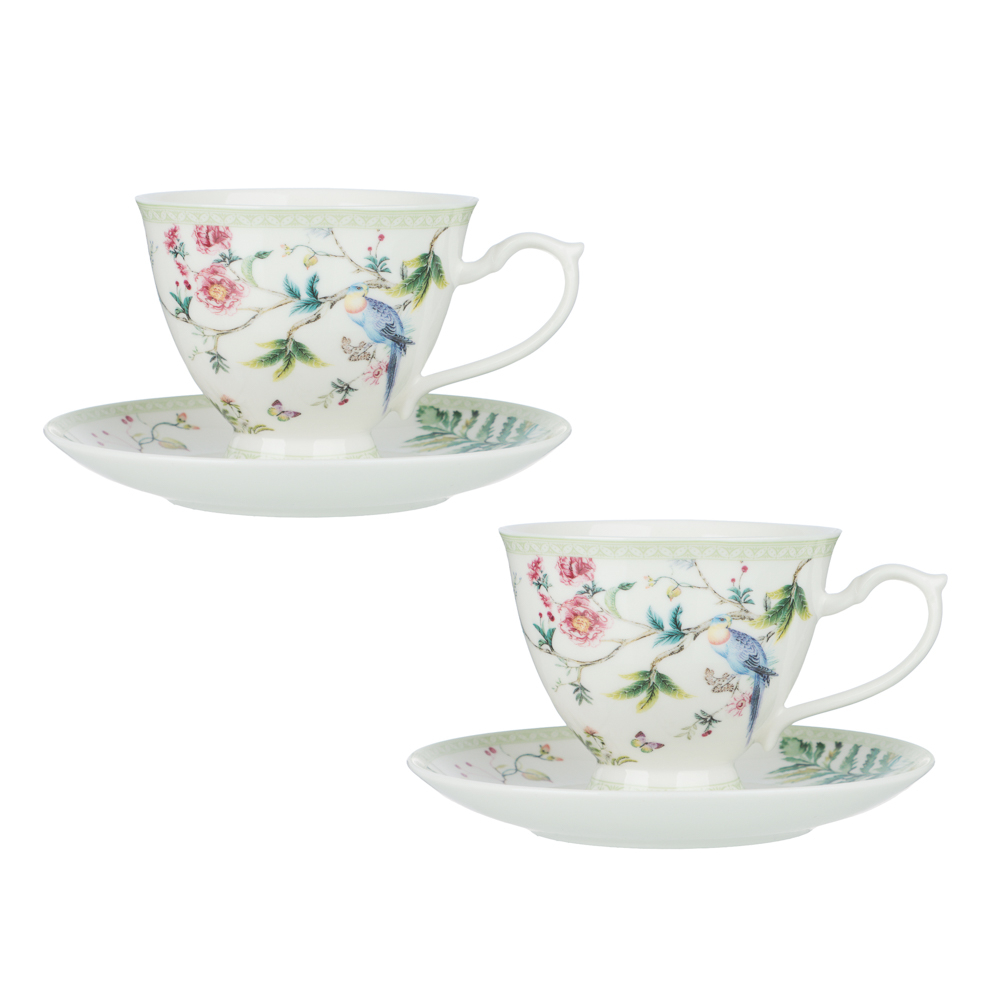 Набор чайный 4 пр., 220мл, MILLIMI, Грета, фарфор