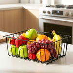 Корзина для фруктов металлическая 255*270*110мм, черная