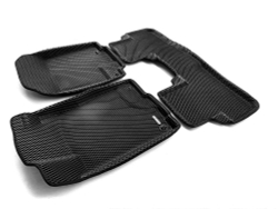 Коврики салона для HONDA CR-V (2012-2016) Euromat 3D EVA черные Арт EM3DEVA-002611