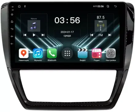 Магнитола Volkswagen Jetta 6 2011-2018 - FarCar 3076 на Android 13 и IPS экран