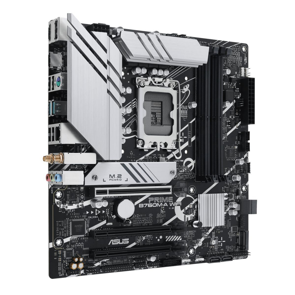 Материнская плата ASUS PRIME B760M-A WIFI, LGA1700, mATX