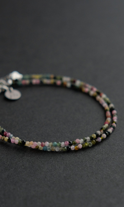 Чокер "Memo about Energy" из цветного турмалина с удлинителем 33-38 см