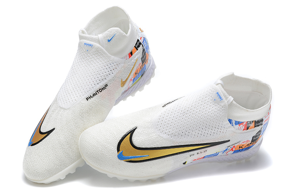 Шиповки Nike Phantom GX Elite DF Link TF (Белый)