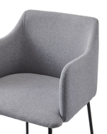 Стул C-961 серый/матовый черный