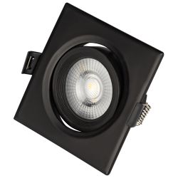 KL LED 21A-5 4K BK Светильник ЭРА Светильник ЭРА светодиодный квадратный поворотн. LED SMD 5W 4000K, черный
