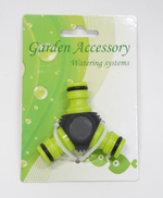 ТРОЙНИК СОЕДИНИТЕЛЬ HOSE WORLD ШТУЦЕРНЫЙ С ПОКРЫТИЕМ TPR GE0036