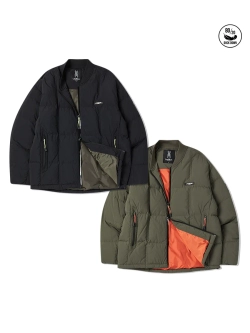 Стеганный пуховик средней плотности