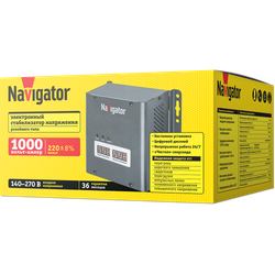 Стабилизатор напряжения Navigator 61 775 NVR-RW1-1000