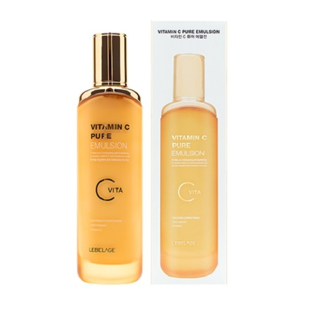 Эмульсия для сияния кожи с Витамином C и Транексамовой кислотой Lebelage Vitamin C Pure Emulsion 120мл