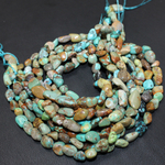 Бирюза галтовка бусины 5-8мм