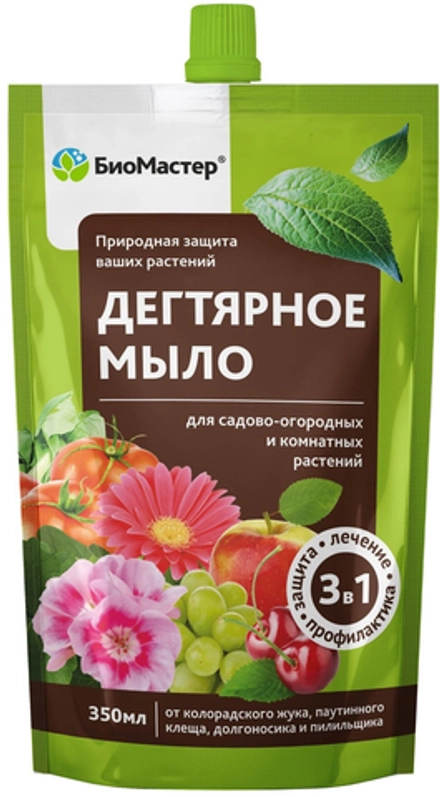 Дегтярное мыло 350 мл  БиоМастер