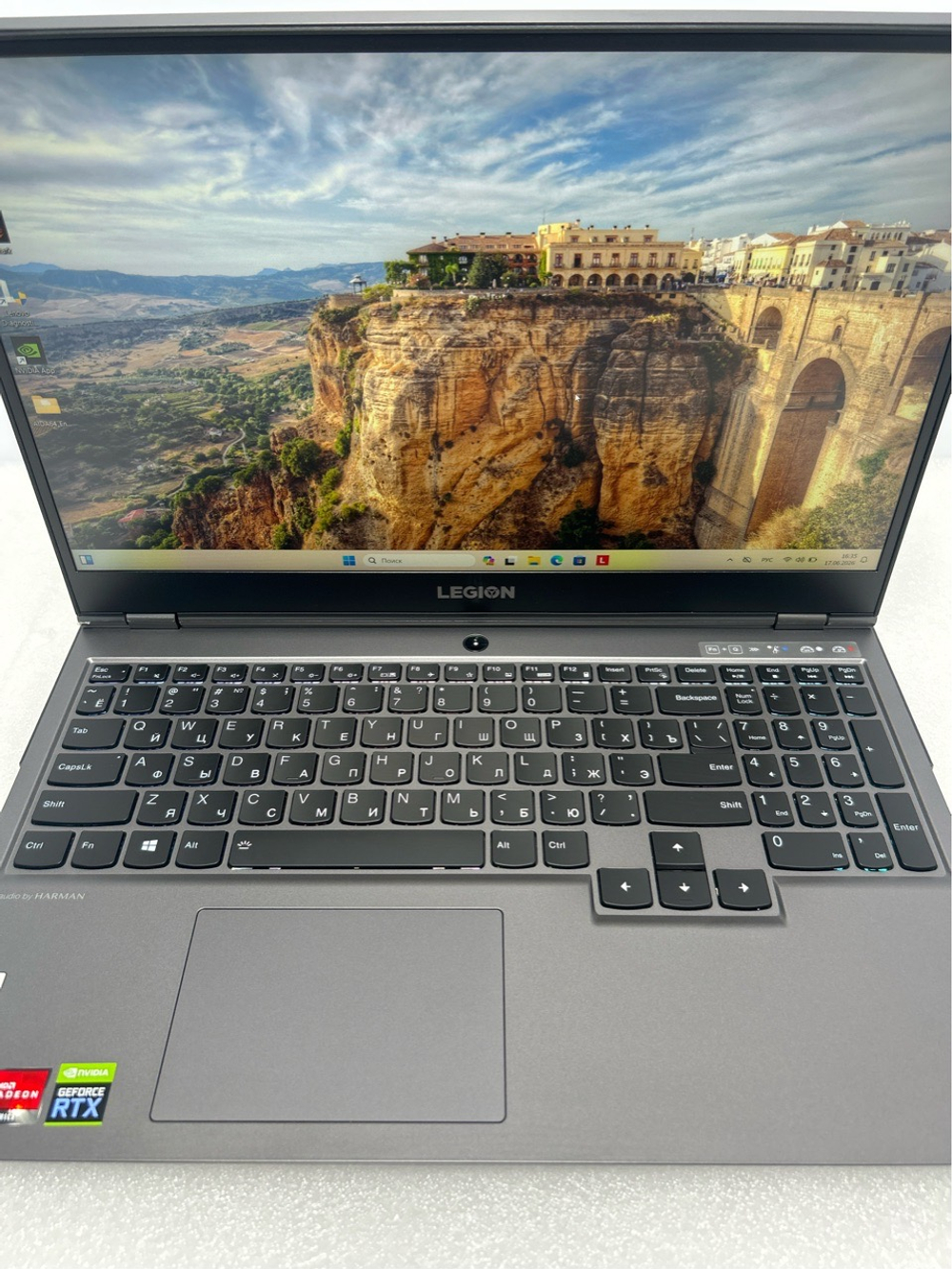 Ноутбук Lenovo Legion 5P-15ARH05H (82GU0005RK )15,6"/AMD Ryzen 7 4800H/RAM 16 GB/SSD 1024 GB/GeForce® RTX 2060/ 1920 x 1080/IPS 144Hz/DOS/Подсветка кл-ры:RGB/серый. Состояние: B1