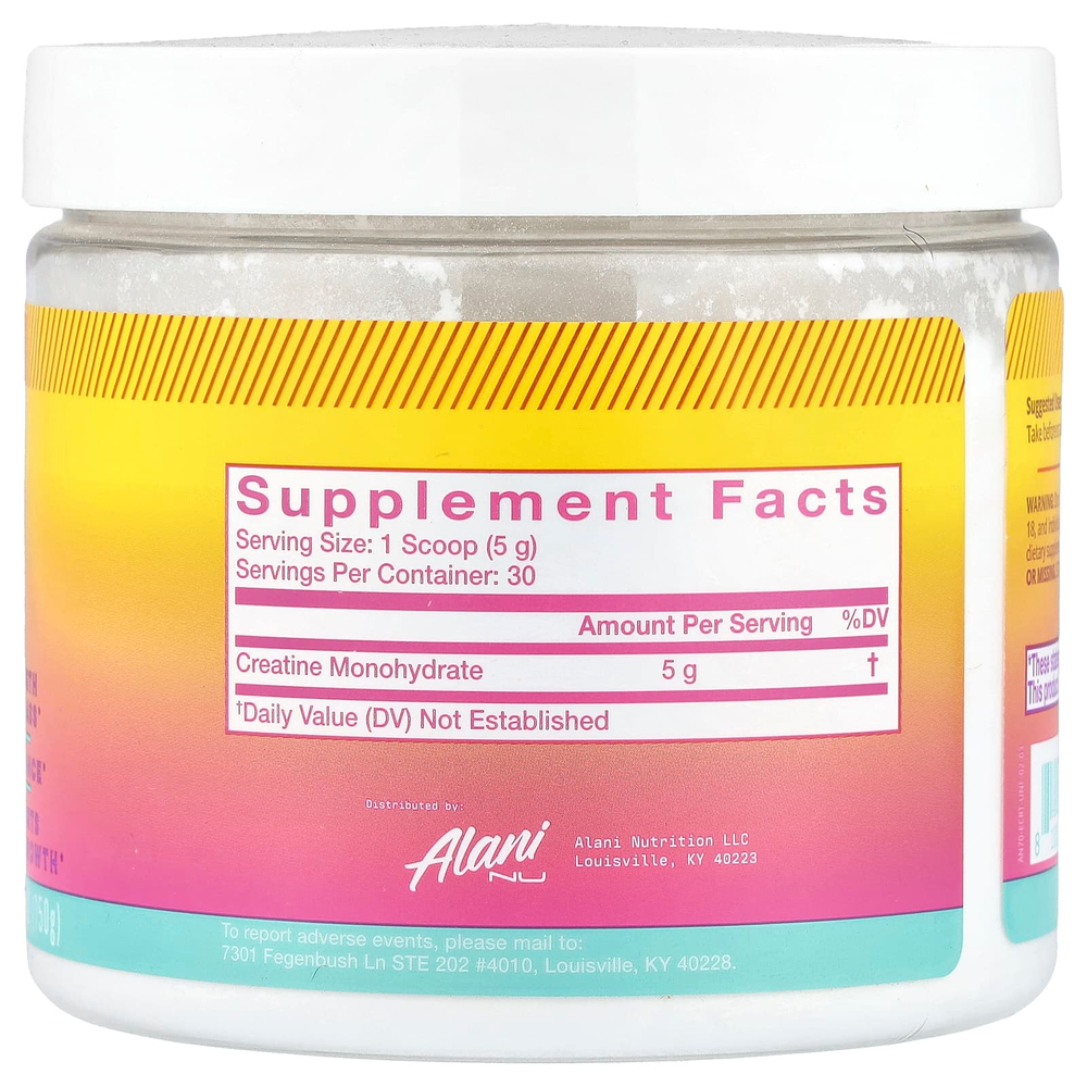 Alani Nu, креатин, без добавок, 150 г (5,2 унции)