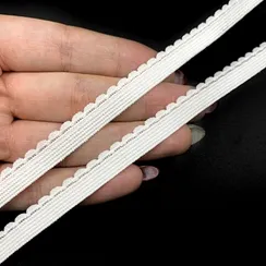 Резинка отделочная белая 9 мм (цв. 001), K-191/9