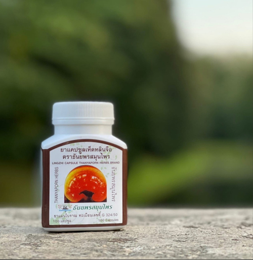 Экстракт гриба Линчжи (Рейши, Трутовик лакированный) в капсулах  Lingzhi capsule Thanyaporn Herbs