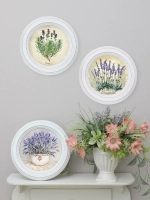 Картины на стену интерьерные на холсте 3 шт. 17.5 см