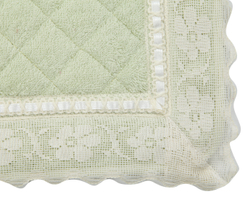 Коврик для ванной 60х90 Old Florence Buratto зеленый
