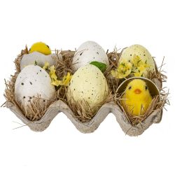 GAEM Изделие декоративное "Пасхальная композиция", L15 W10 H7,5 см