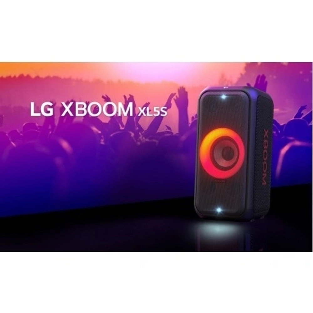 Минисистема LG XBOOM XL5S черный 200Вт USB BT