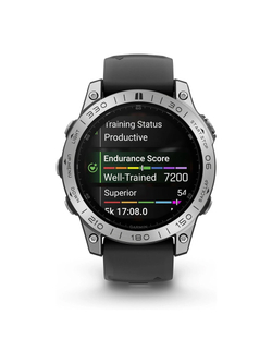 Накладка для Garmin Fenix 8 (51mm) для защиты безеля нержавеющая сталь (Серебристый)