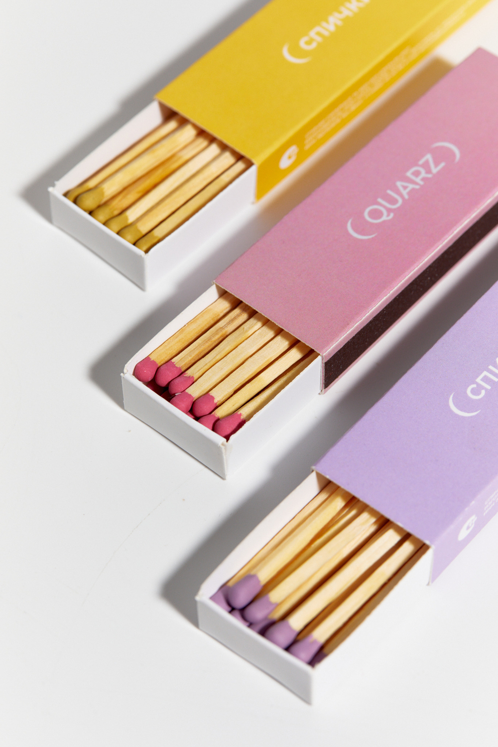 Спички QUARZ лавандовые