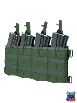 Подсумок SSO АКМ 4 MOLLE без клапана. Олива