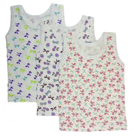 Майка для девочки 101/31 бантики