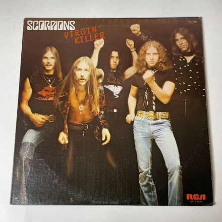 Винтажная виниловая пластинка LP Scorpions Virgin Killer (USA 1976)
