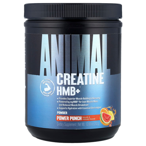 Animal, Creatine HMB+™, порошок, Power Punch, 342 г (12,06 унции)