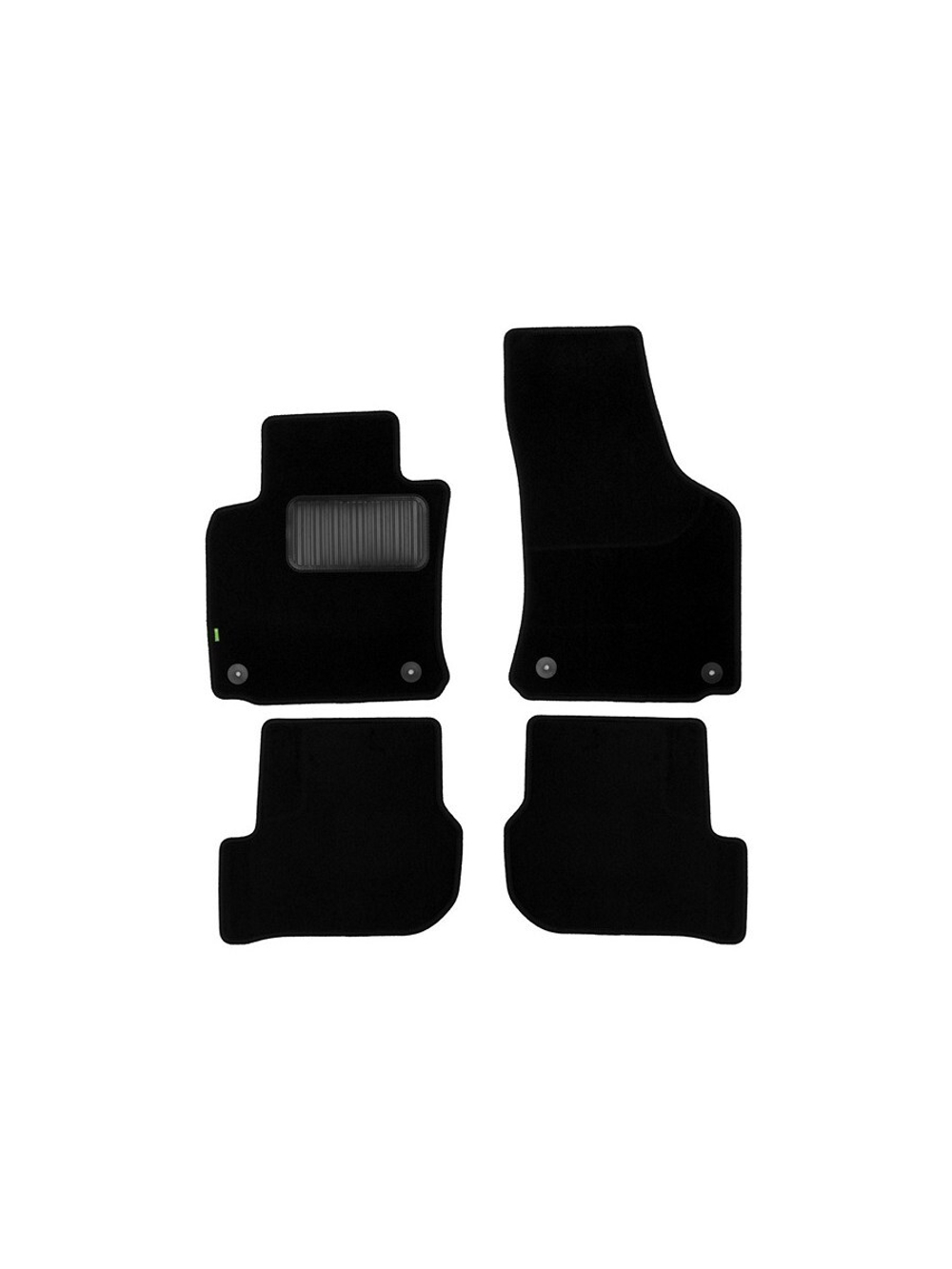 Коврики в салон для SKODA Octavia 2008-2013, седан, 4 шт.(текстиль) KLEVER02450801210KH