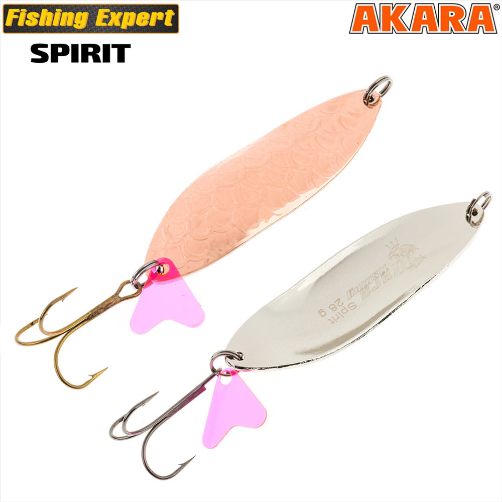 Блесна колебалка Akara 1027 Spirit 40 гр. 002/Sil
