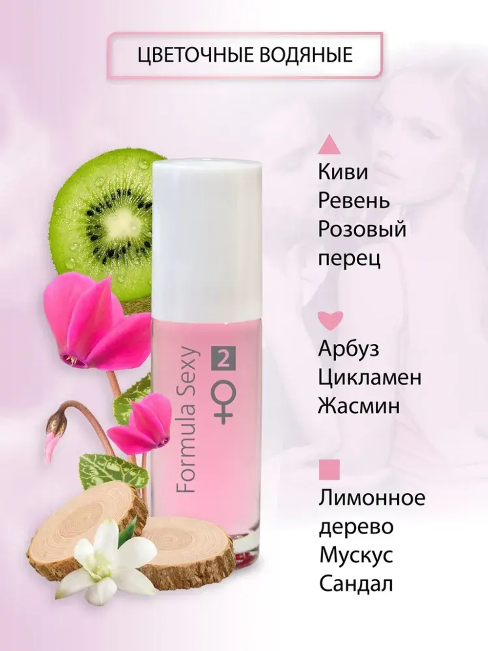Туалетная вода для женщин "FORMULA SEXY #2" (с феромонами) 30мл Россия