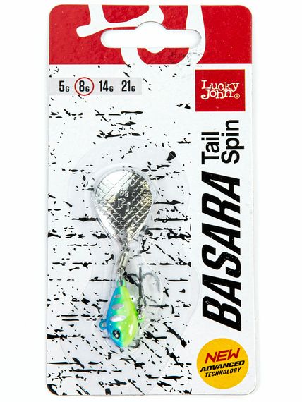 Тейл-спиннер Lucky John BASARA TAIL SPIN 08.0г 009 в блистере