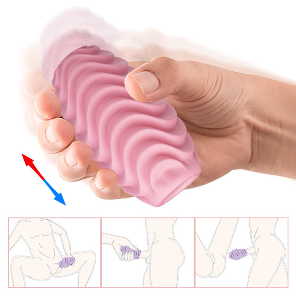 Двусторонний мини-мастурбатор Fantastic Egg Hard Boiled (Цвет: розовый)