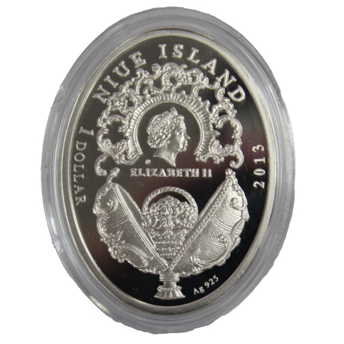 1 доллар. Наполеоновское яйцо - Императорские яйца Фаберже. Ниуэ. 2013 г.