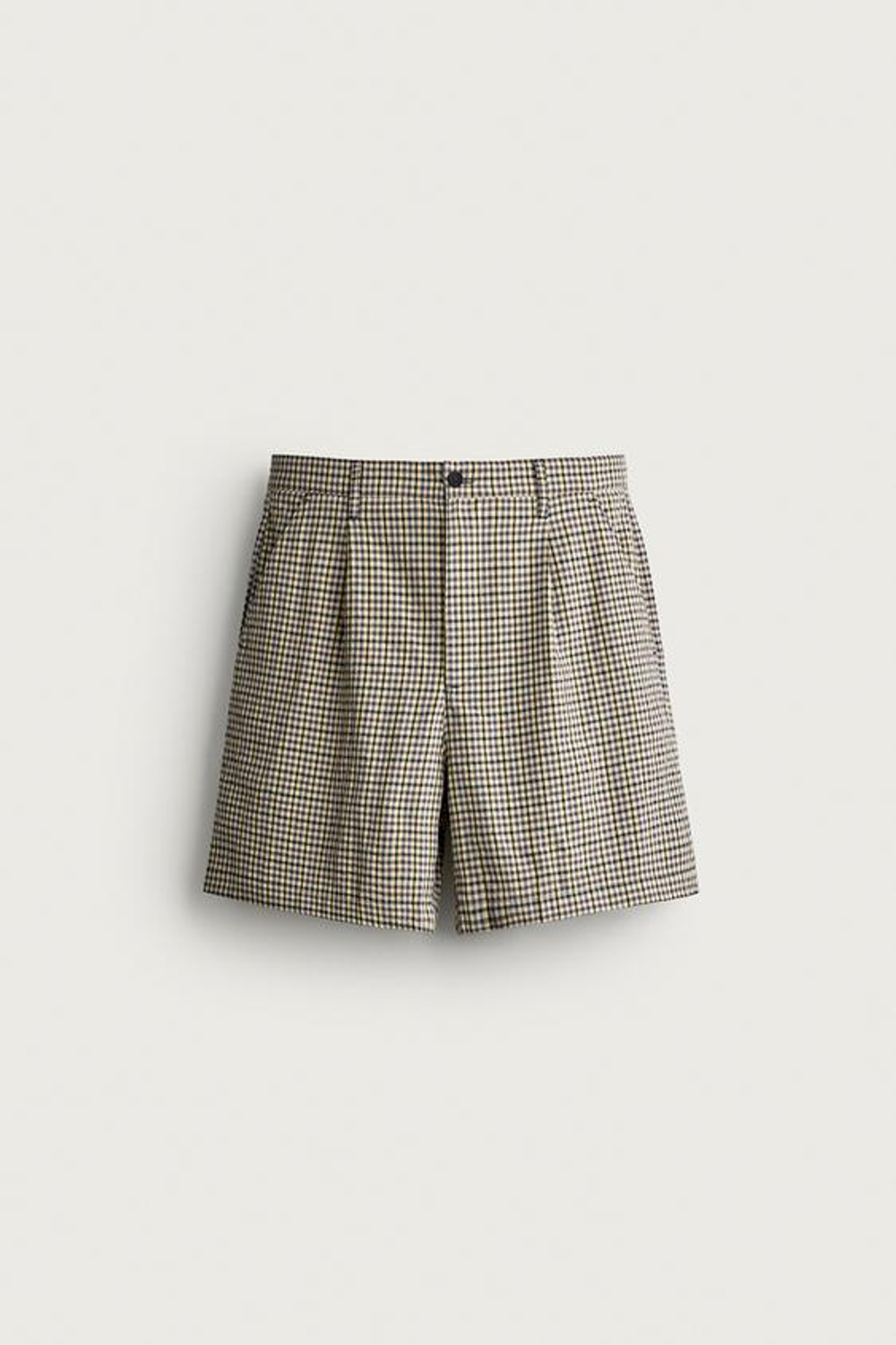 ZARA ШОРТЫ СО СКЛАДКАМИ И РЕЛЬЕФНОЙ ТЕКСТУРОЙ, РАЗНОЦВЕТНЫЙ