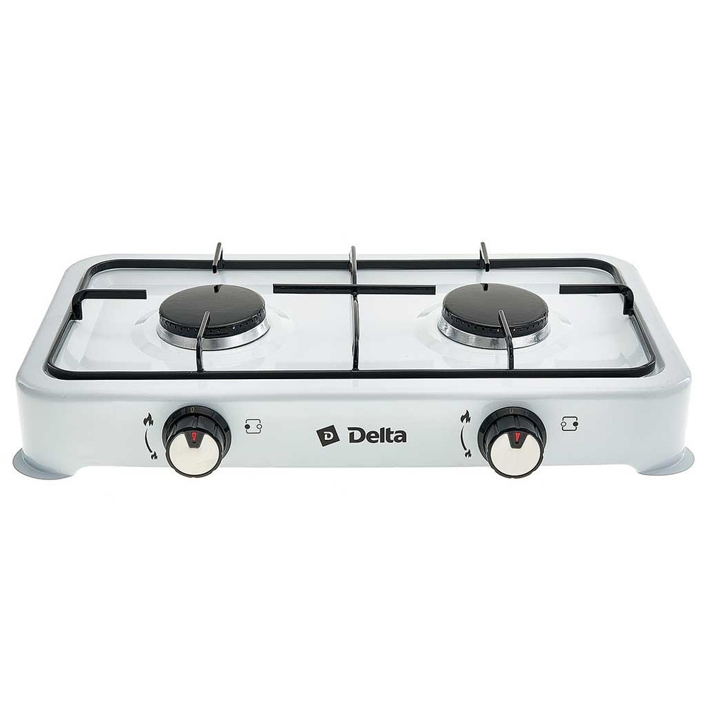 Газовая плита настольная DELTA D 2206 белый