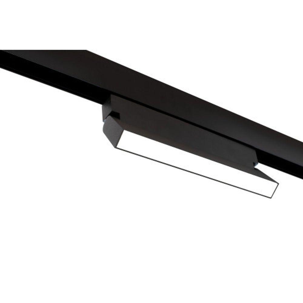 Магнитный трековый светильник ЭРА TRM20-2-22-12W4K-B для системы NOVA 48V 12Вт 4000К заливающий свет черный