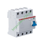 УЗО ABB F204 AC-40/0,3 4-х полюсное тип AC 40A 300mA 4 модуля (ВДТ) 2CSF204001R3400