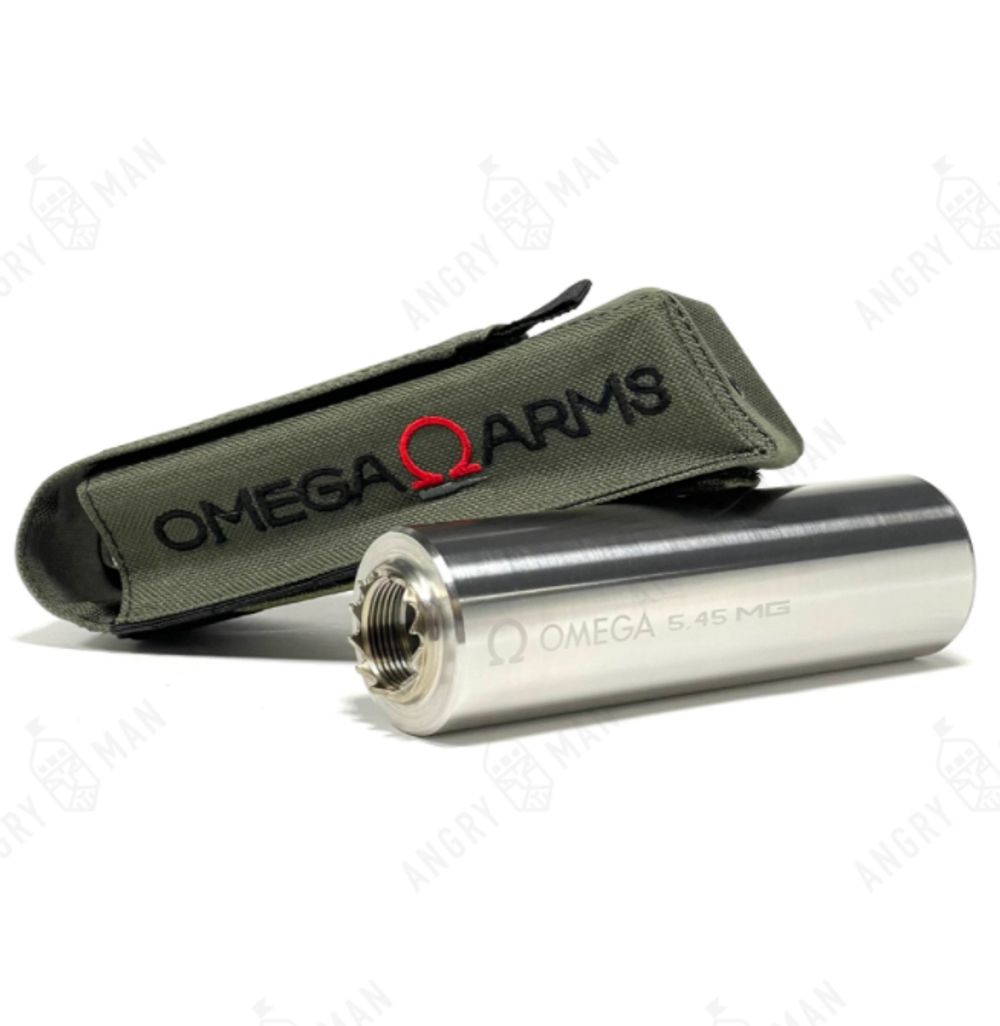 ДТКП закрытого типа "Omega" усиленный, сталь, 5,45x39/.223rem - M24x1,5 правая на АК74, Matilda MG Ultra