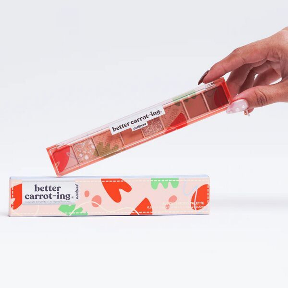 Яркая палетка теней для век Peripera All Take Mood Palette #08 Better Carrot-Ing, 7.88г