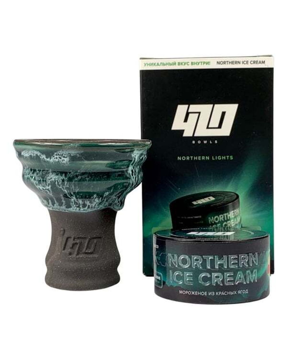 Cybuch 420 Bowls – Northern lights (Lody z czerwonych jagód)